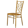 Manufacturer Directly Issued Metal Hotel Bamboo Chair, Gorgeous Outdoor Wedding Chair, Iron Mesh Back Chair, Hotel Furniture