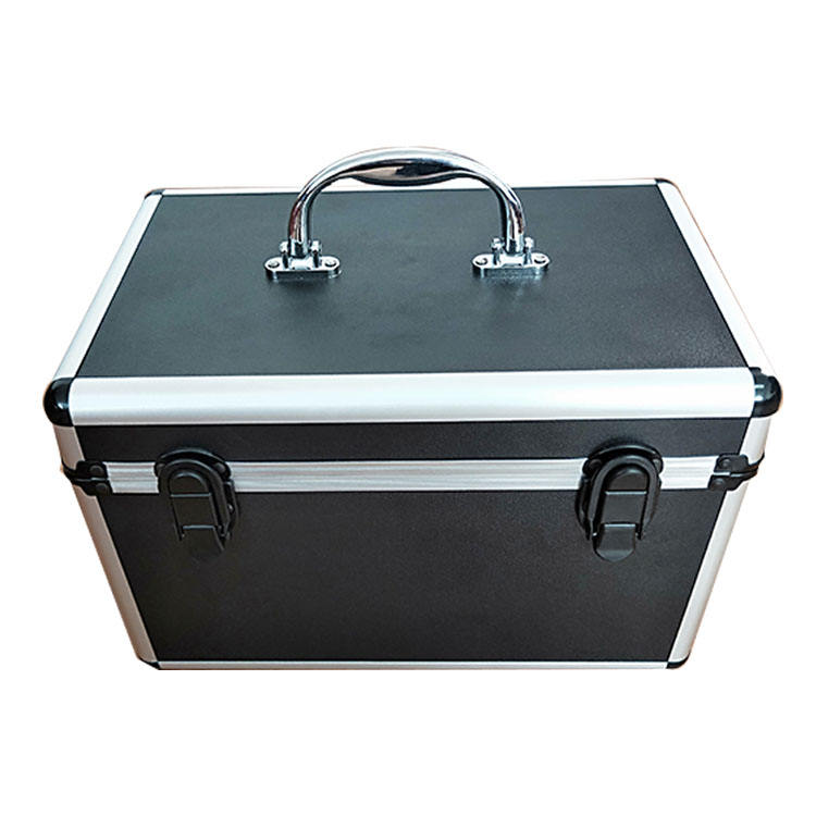 black hardware carrying case