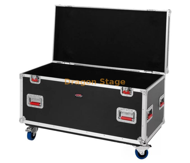 Customized Event Aluminum Flight Case Trunk with Wheels