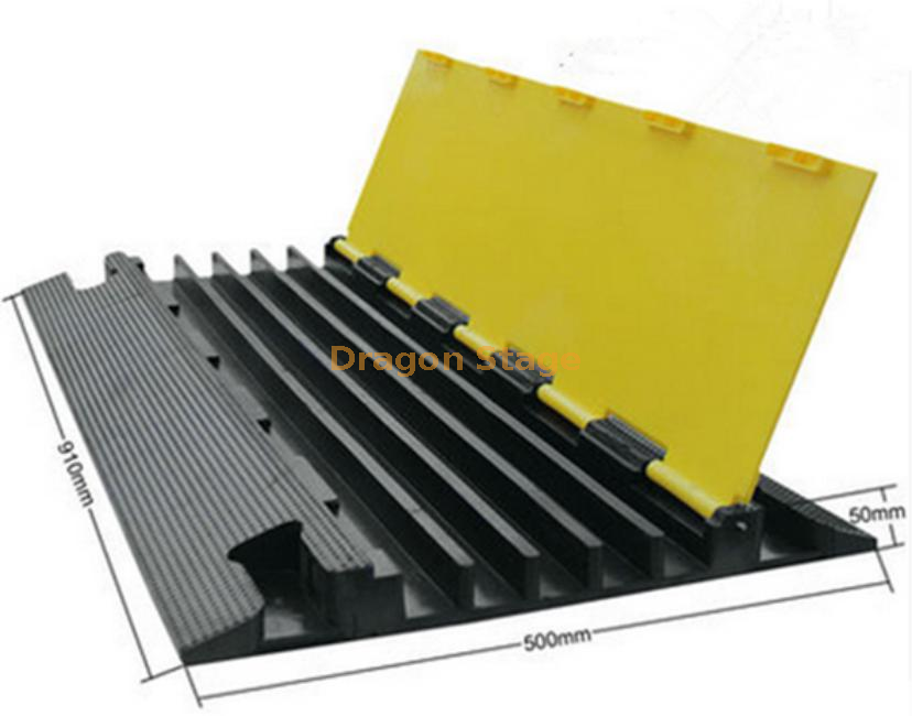 5-hole Rubber Cable Ramp Protective Board for Event (2)