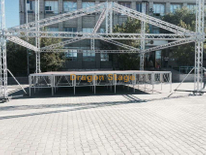 Aluminum Concert Stage Truss Roof 9x9x6m