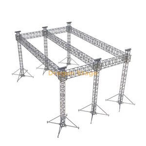 25x14x12m Heavy-Duty Aluminum Stage Roof Truss System (12m Height, Large Span Spigot Truss)