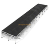 40x8ft All-Terrain Height Adjustable Outdoor Stage System - Portable Aluminum Modular Event Platform