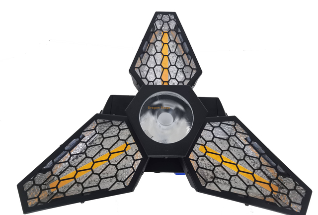 Infinite Rotating Maple Leaf Retro Light