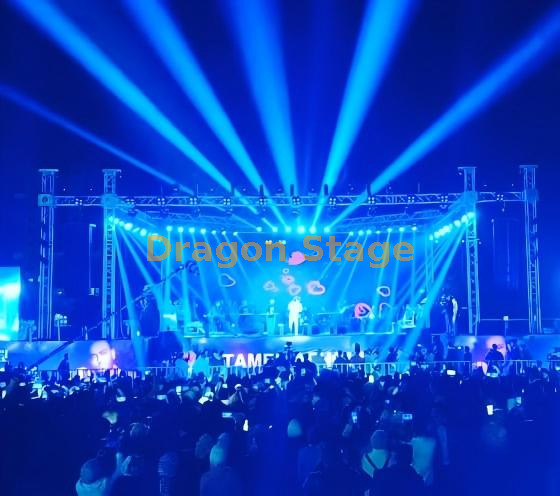 Outdoor Big Event Lighting Truss System 30x20x12m