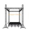 Professional 8x7x8m Aluminum Alloy Concert Stage with Roof Truss Rigging