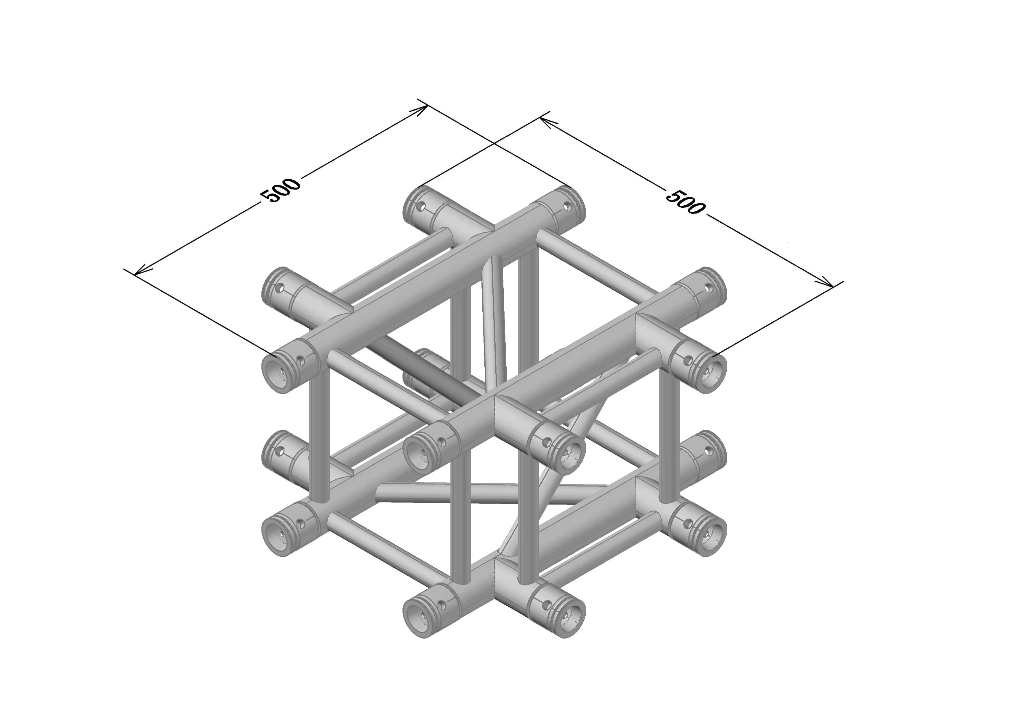 Standard 4-Way Truss Corner