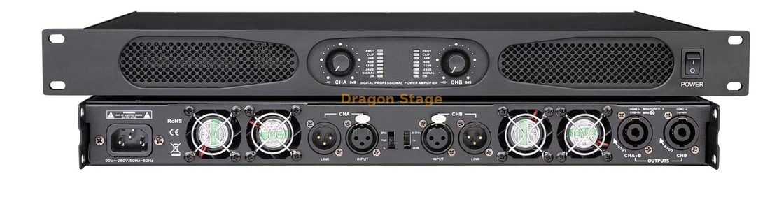 AD Class D 1U Professional Power Amplifier Series | Lightweight High-Power Audio Amplifiers with Dual PFC