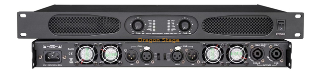 AD Class D 1U Professional Power Amplifier Series | Lightweight High-Power Audio Amplifiers with Dual PFC