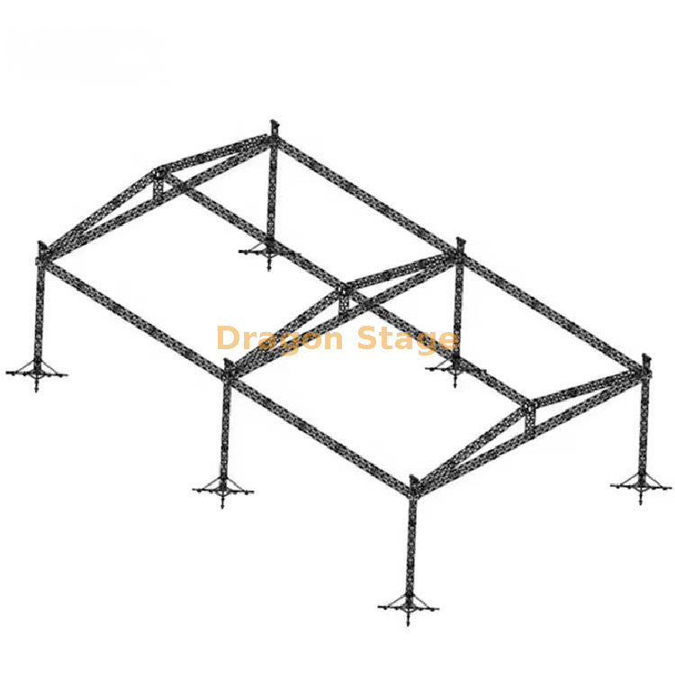 20x15x10m Mobile Pitch Roof Truss System for Events