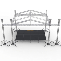 Square Custom Aluminum Concert Aluminum Sound Truss 12x12x8m
