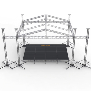 Square Custom Aluminum Concert Aluminum Sound Truss 12x12x8m