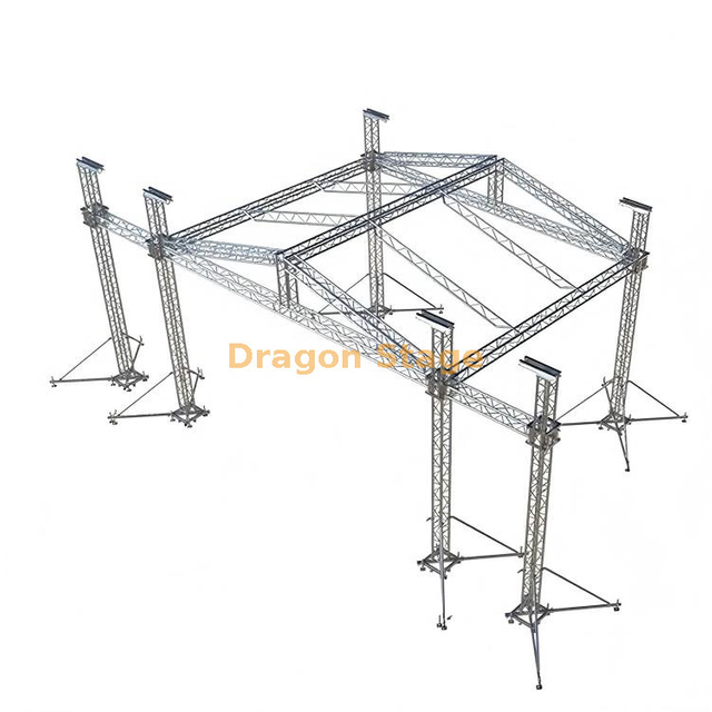 Aluminum Outdoor Event Concert Roof Truss For Hanging Speakers 14x10x12m