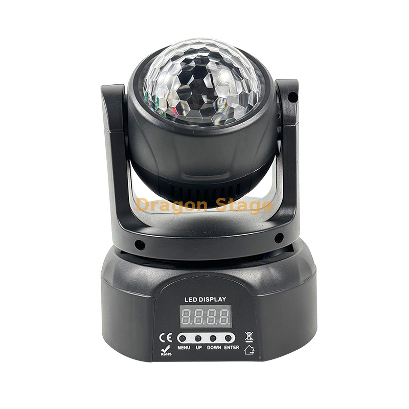 LED Battery Powered Wireless DMX Moving Head Light | RGBW Stage Lighting