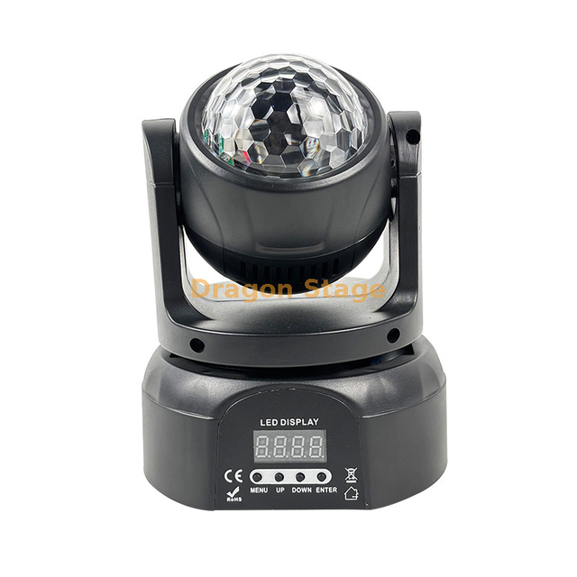 LED Battery Powered Wireless DMX Moving Head Light | RGBW Stage Lighting