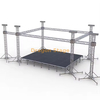 10x6x7m Concert Stage Truss System with 2m Speaker Wings | Aluminum Ground Support Event Truss