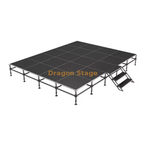 Steel Layher Stage Platform System for Events Concerts 6.1x4.88m