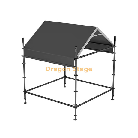 Professional Layher FOH Console Booth – Heavy-Duty Sound & Lighting Control Station