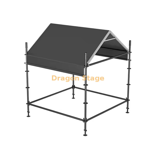 Professional Layher FOH Console Booth – Heavy-Duty Sound & Lighting Control Station