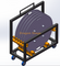 5 Pieces 80cm Steel Base Cart in Black