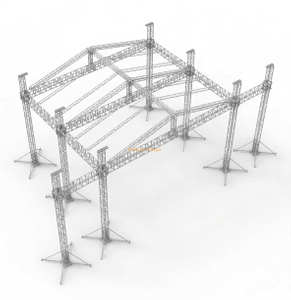Aluminum Pitched Roof Truss for Concert Event 60x50x30ft 