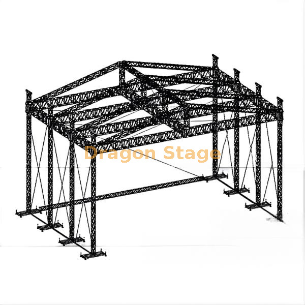 Large Event Tent Truss System with Saddle Roofing 30x15x8m