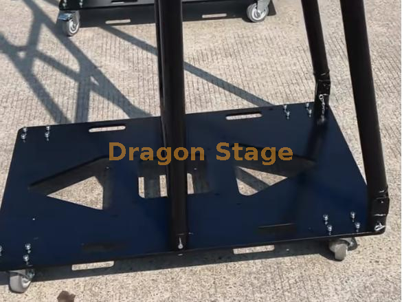 u frame base with wheels
