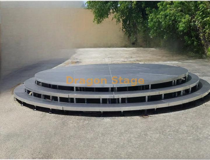 Lightweight 8m Round Portable Stage