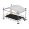 8x6x6m Aluminum Stage Curve Truss Roof Canopy
