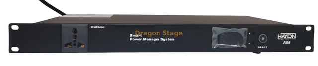A08 Power Sequencer | 8 Channel Professional Power Management Controller for Stage Sound Systems