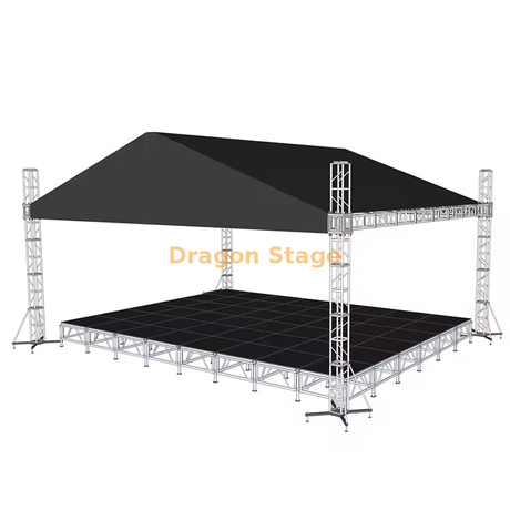 Outdoor Gymnasium Performance Triangular Roof Truss 10x8x5m