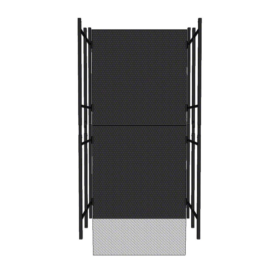 3m Compact Straight Aluminum Stage Ramp with Dual 1m Guardrails.jpg