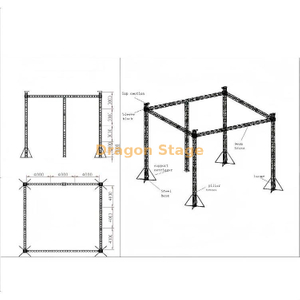 12x12x10m Professional Large-Scale Event Truss Tent