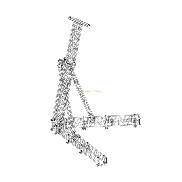 Line Array Lifting Towers for Speaker 12m