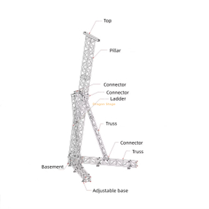 Aluminum Line Array Speaker Truss Tower 