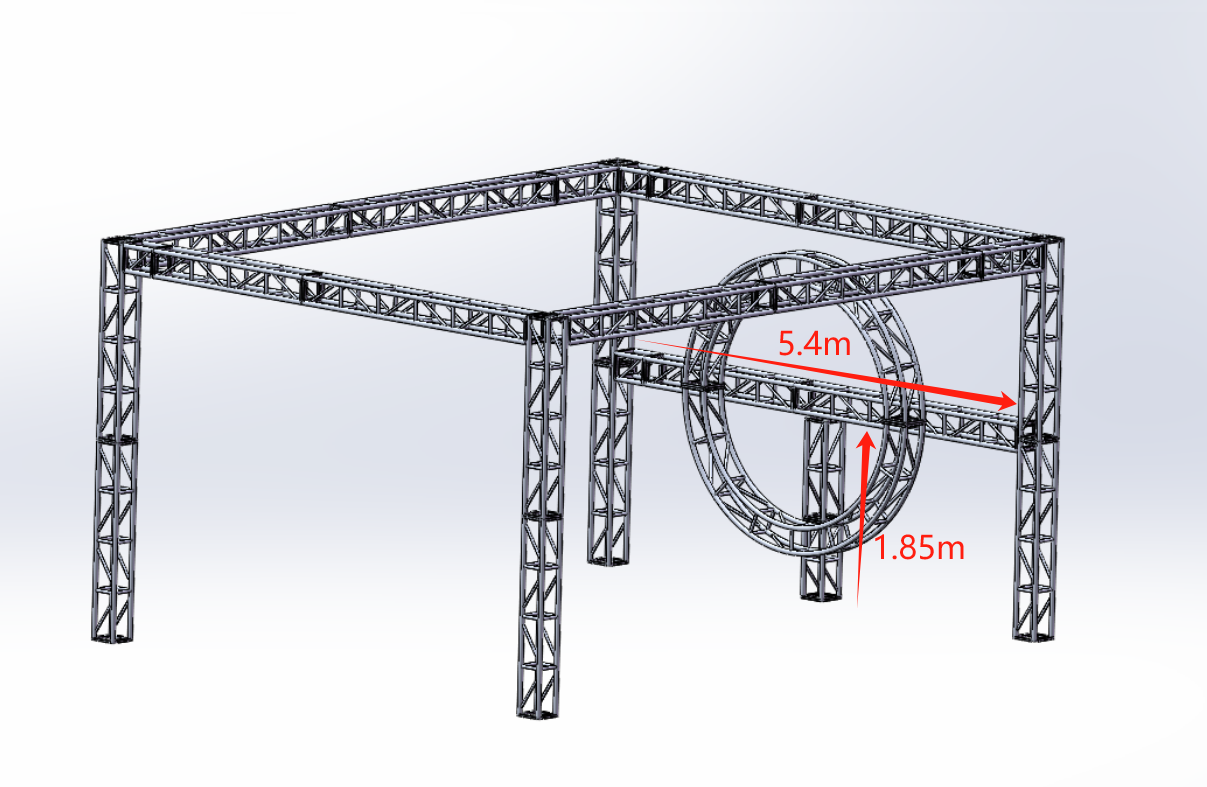 Creating a Stunning Custom Lighting Exhibition Booth Truss Design