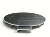 6.1m Diameter Circular Round Stage Platform with Curved 2-Step Staircase for Events
