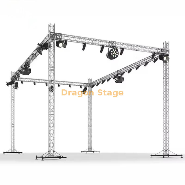 Global Dragon TUV 100 220 290 300 400 600 Totem Event Outdoor Exhibit Lighting Stage Trade Show Booth Aluminum Truss System 10x8x7m