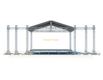 Aluminum Heavy Duty Speaker Lighting Roof Truss Stage 8x6x8m