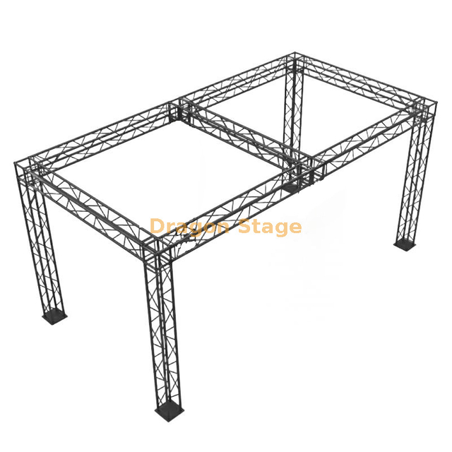 Led Square Lighting Spigot Aluminum Lighting Truss 6x3x3m