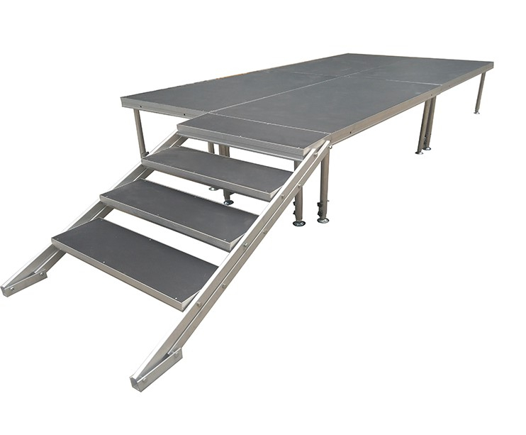 Aluminum Quik Stage Lite Portable Stages 4x8ft 1.22x2.44m