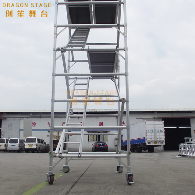  Light Weight Portable Aluminum 6061-T6 Scaffold for Home Works User