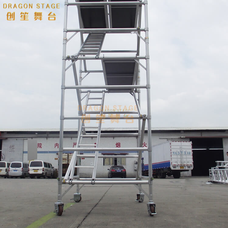 What are Common sense for aluminum scaffolding use