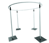 Lengthen Circular Arc Heavy Duty Adjustable Backdrop Pipe and Drape Stands Kit with Base Plates For wedding
