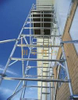 Construction Mobile Double scaffolding with step ladder