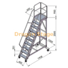 Customized High Quality Aluminum Truck Ladder with Best Working Platform