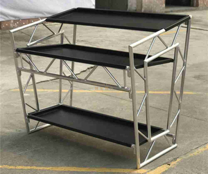 Aluminum Truss Light Weight Portable Foldable Table Dj Booth Stand