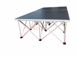 Aluminum Fixed Smart Portable Stage Riser 8x6m Height: 0.6m