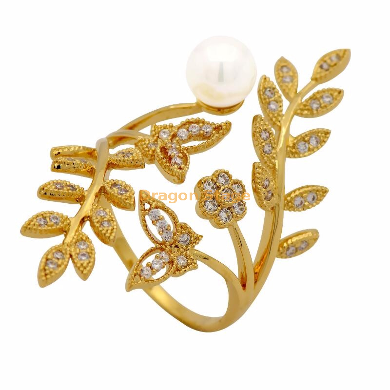 Buy South Indian Gold Plated Adjustable Finger Rings for Women Online at  Silvermerc | SBR23R_98 – Silvermerc Designs