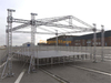 Outdoor Customized Speaker Aluminum Truss Wings 2m Event Bolt Spigot Stage Truss Roof System 12x8x12m 